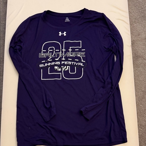 Under Armour Other - Under Armour Dark Purple Running Festival Shirt